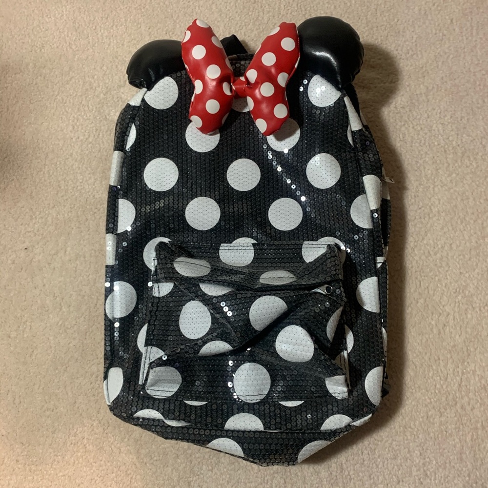 Disneyland Minnie Mouse Sequin Backpack